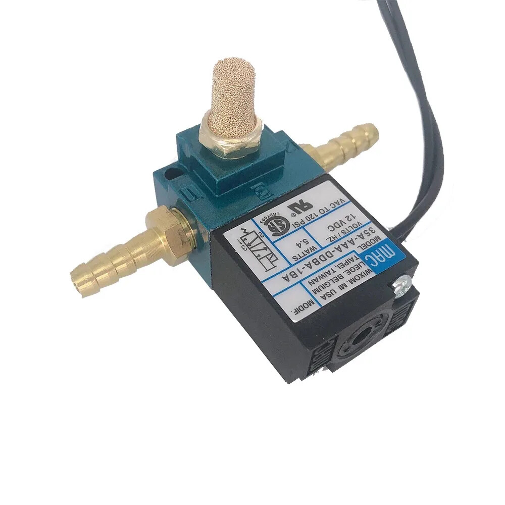 12v 3 Port Electronic Boost Control Solenoid Valve For ECU With Brass Kits MAC