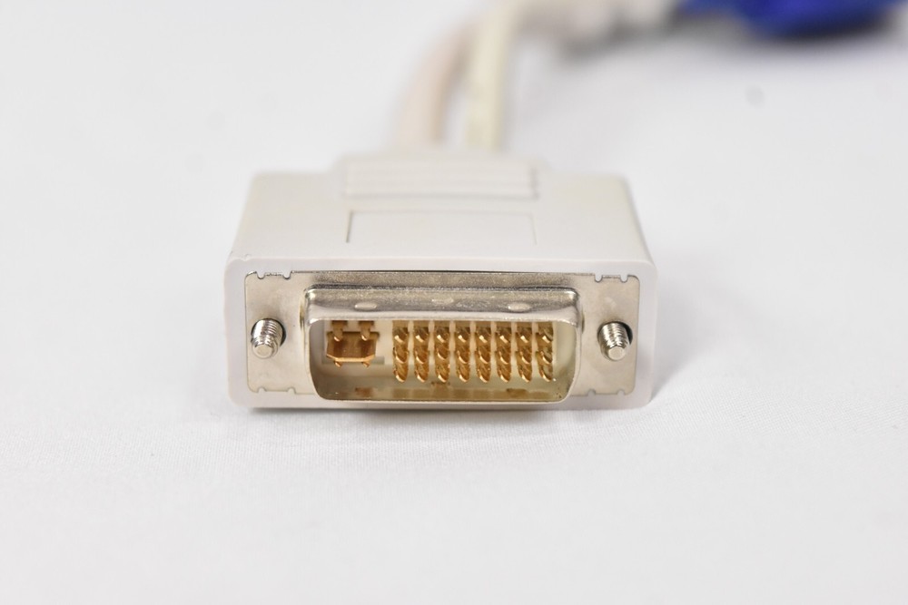 DVI To DVI + VGA Video Splitter Cable Adapter