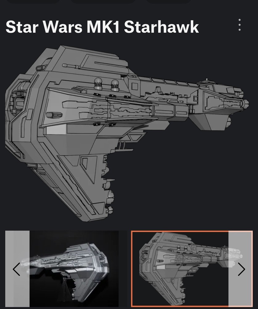 Star Wars armada Starhawk