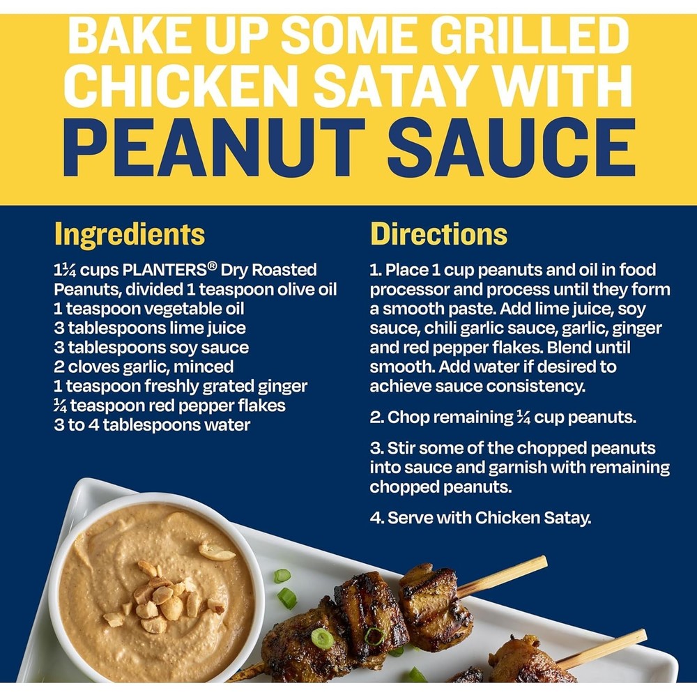 Unsalted Dry Roasted Peanuts 16 oz (12-Pack)