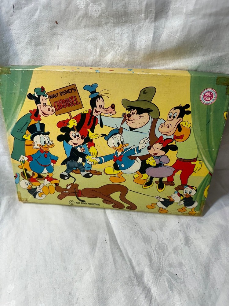 1967. Walt Disney's carousel rubber stamp set.