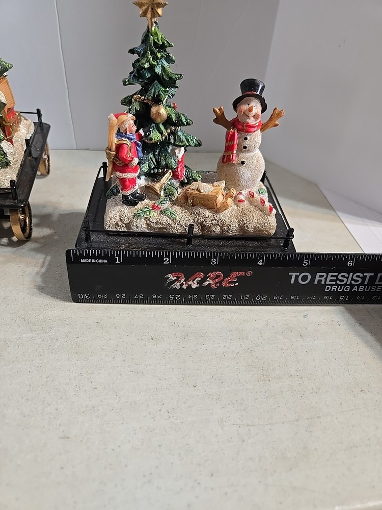 Transpac Holiday Train Set 3 Pc. Set