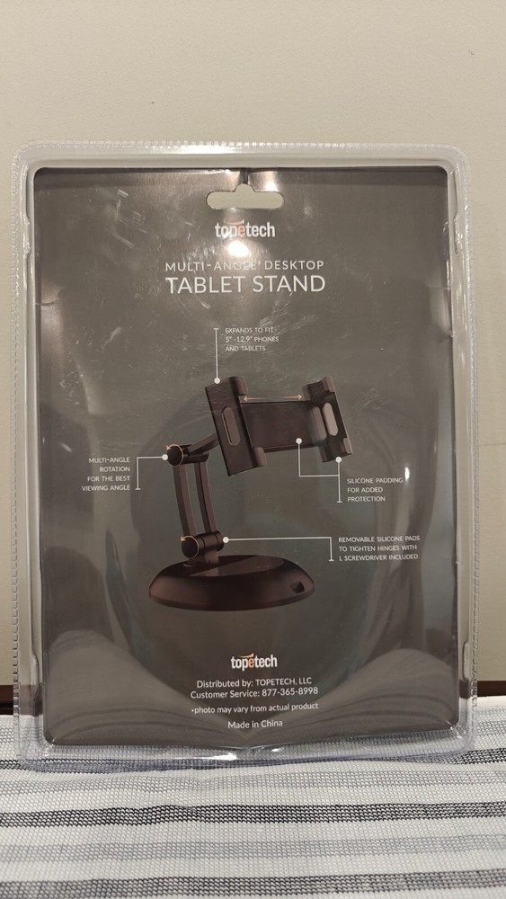 Topetech Multi-Angle Desktop Tablet Stand