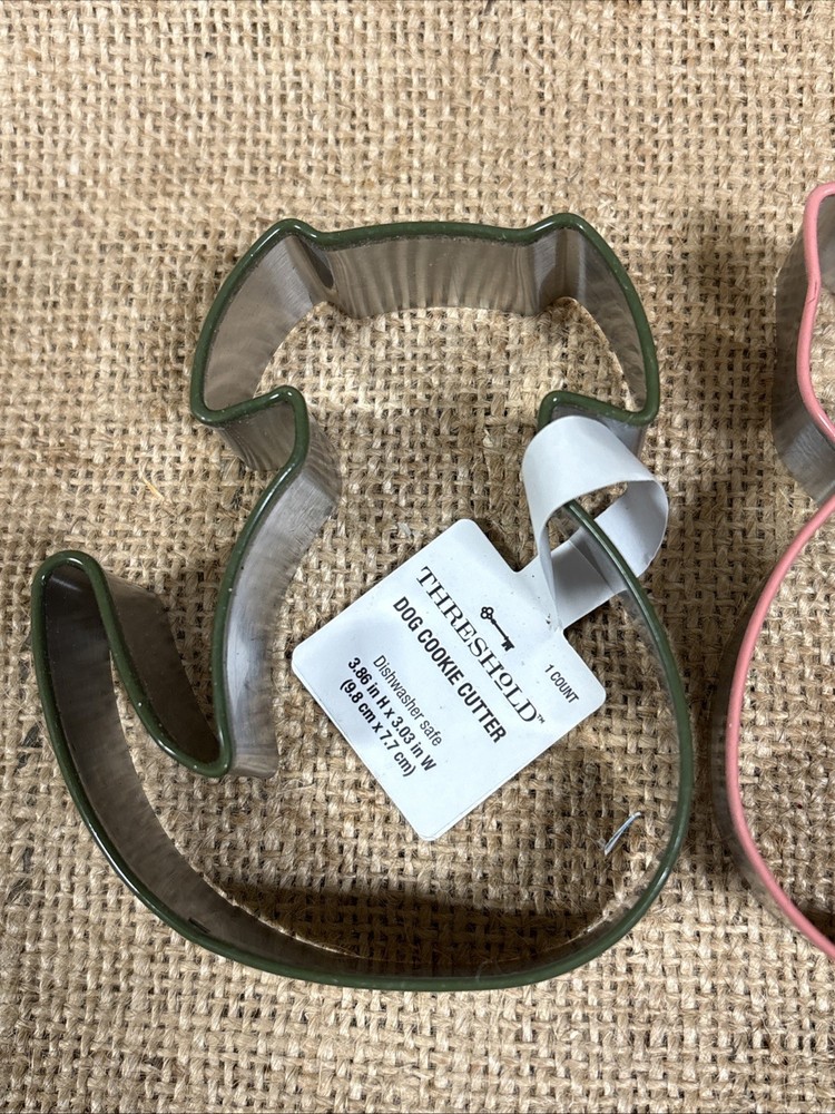 Threshold Dog & Cat Shape Cookie Cutters New