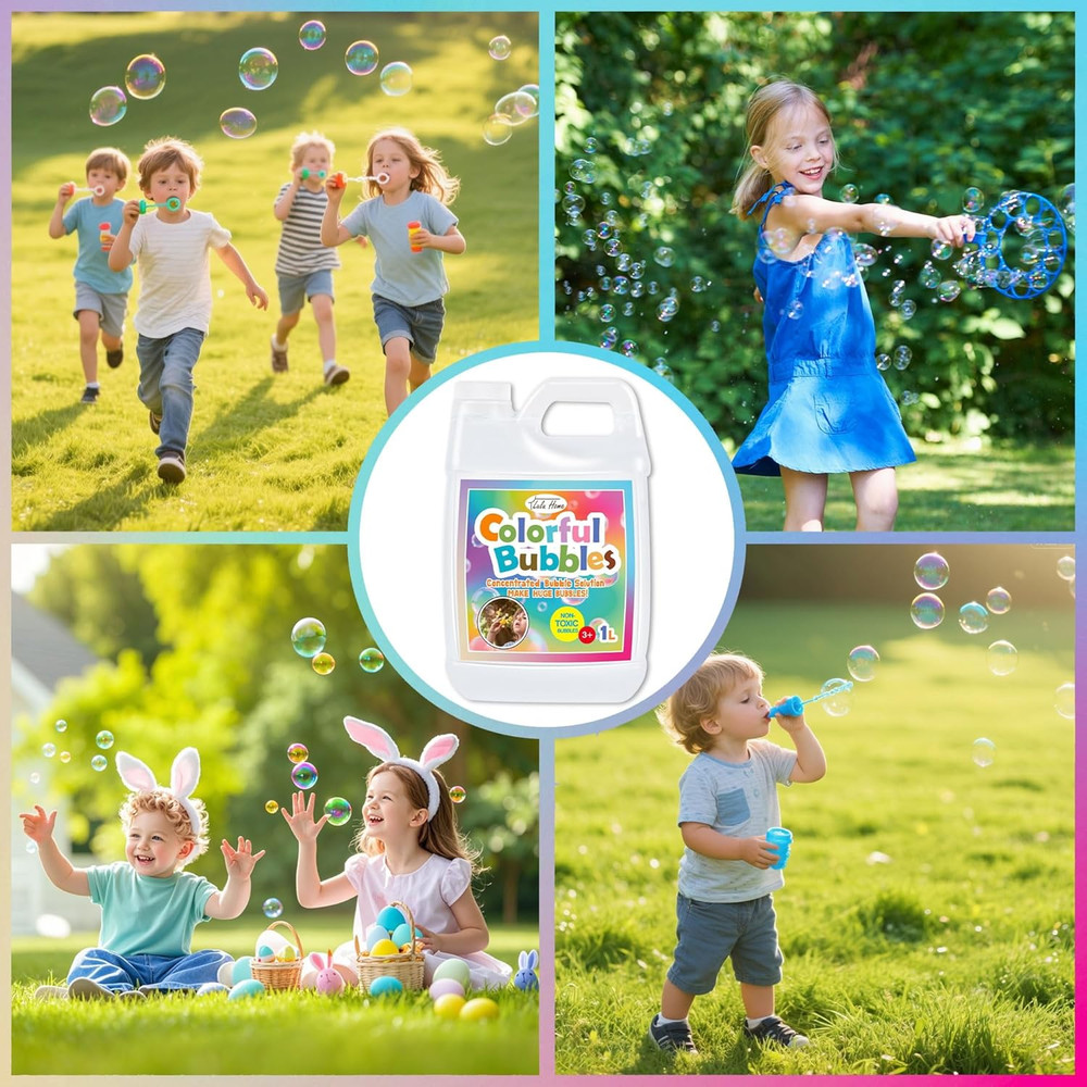 Bubble Solution Refill - 1L for Bubble Machines & Parties