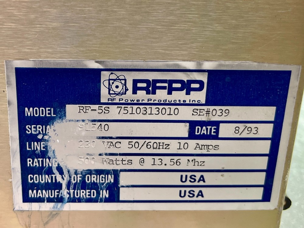 Nordiko RF Generator