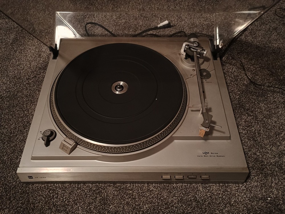 Vintage Dual CS 1268 turntable - tested and working with issues - READ