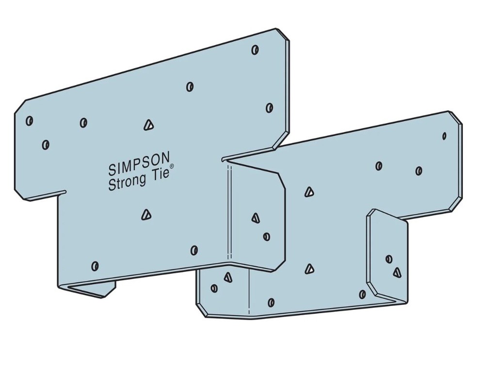 Simpson AC6Z Adjustable Post Cap For 6X Beam - ZMAX / Fasteners Plus