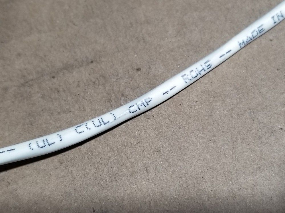 Carol E2106S 22/6C Shielded Control/Communications Cable Plenum White /100ft