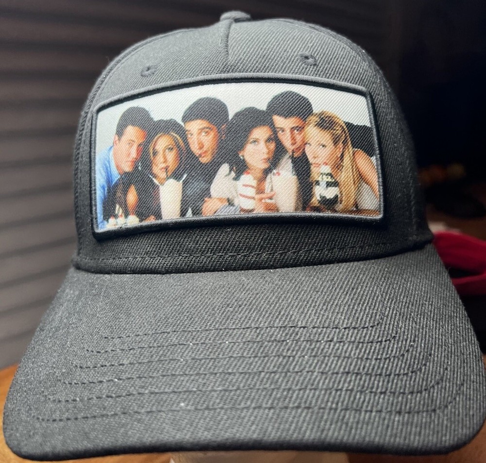 Friends Black Snapback Hat Baseball Cap Picture Logo Patch