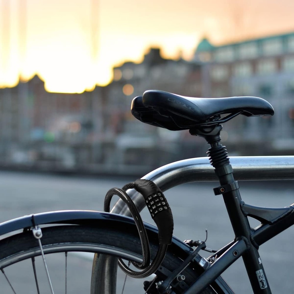 Lightweight 3ft Combination Cable Lock for Bikes and Scooters - Secure & Safe