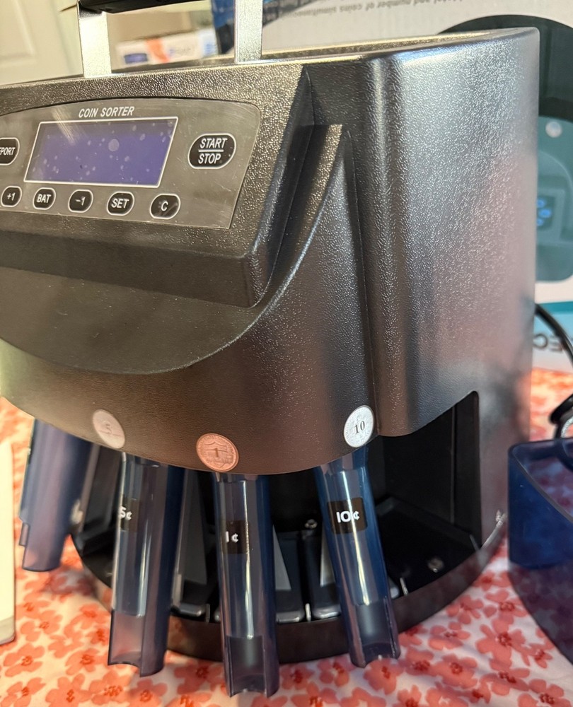Electric Coin Sorter/Roller XD-9005A