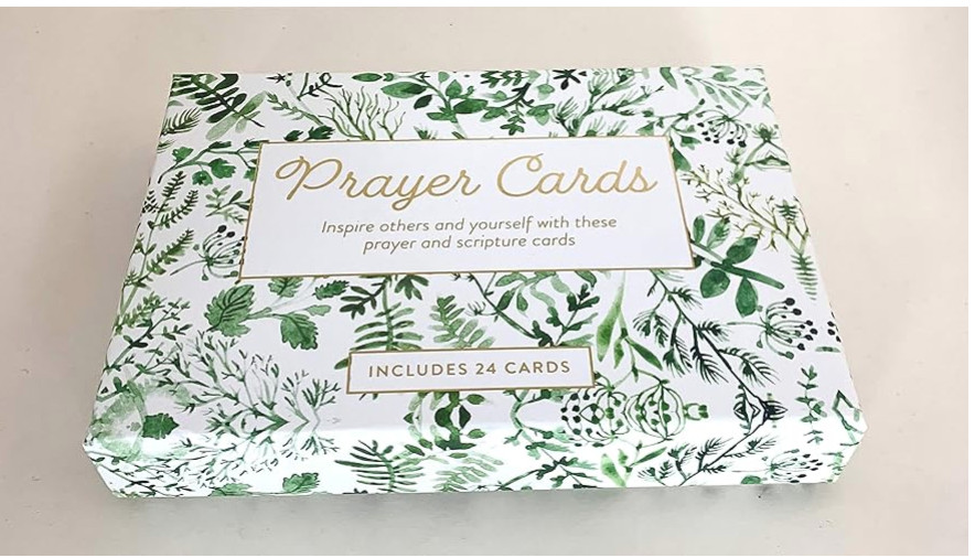 Eccolo Prayer Cards Botanic Floral Design includes 24 different flat