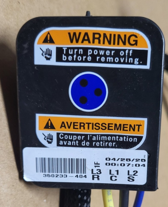 RC 350233-404 COMPRESSOR PLUG