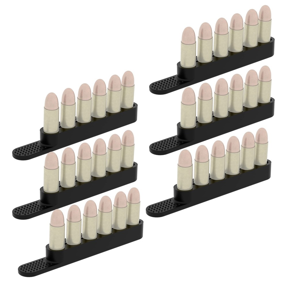 Speed Strips 6 Round, Adoreal 6 Pack Loaders for 38/. 357 Black