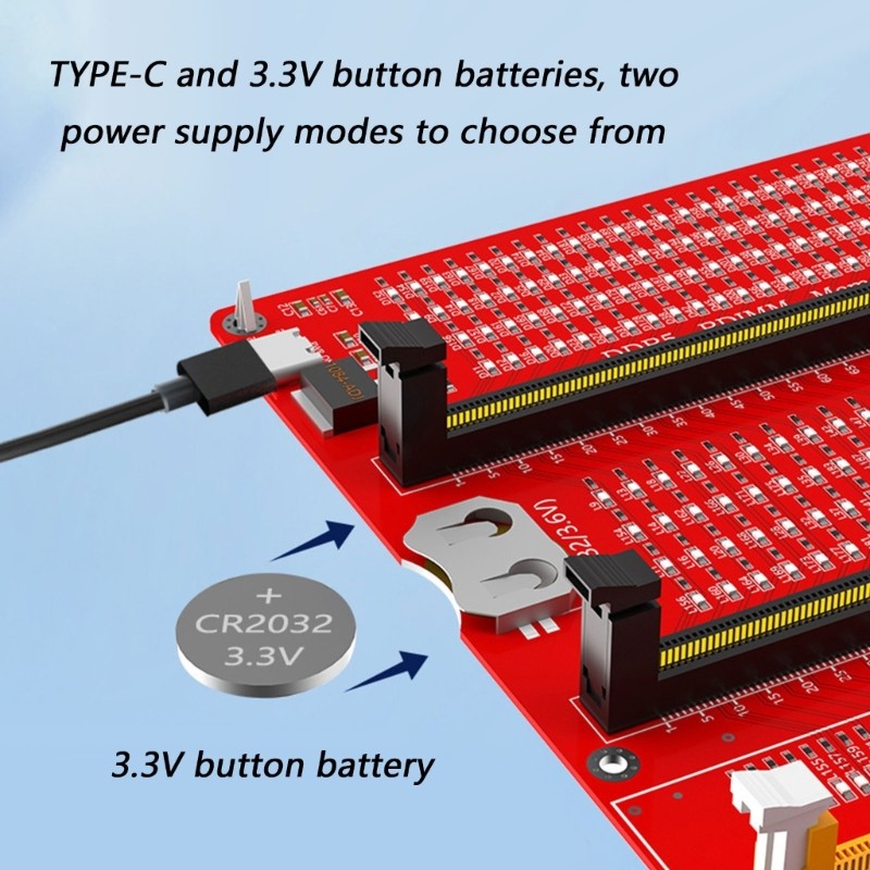 Efficient DDR3 DDR4 DDR5 UDMM RDIMM Memory Tester For PC And Technicians
