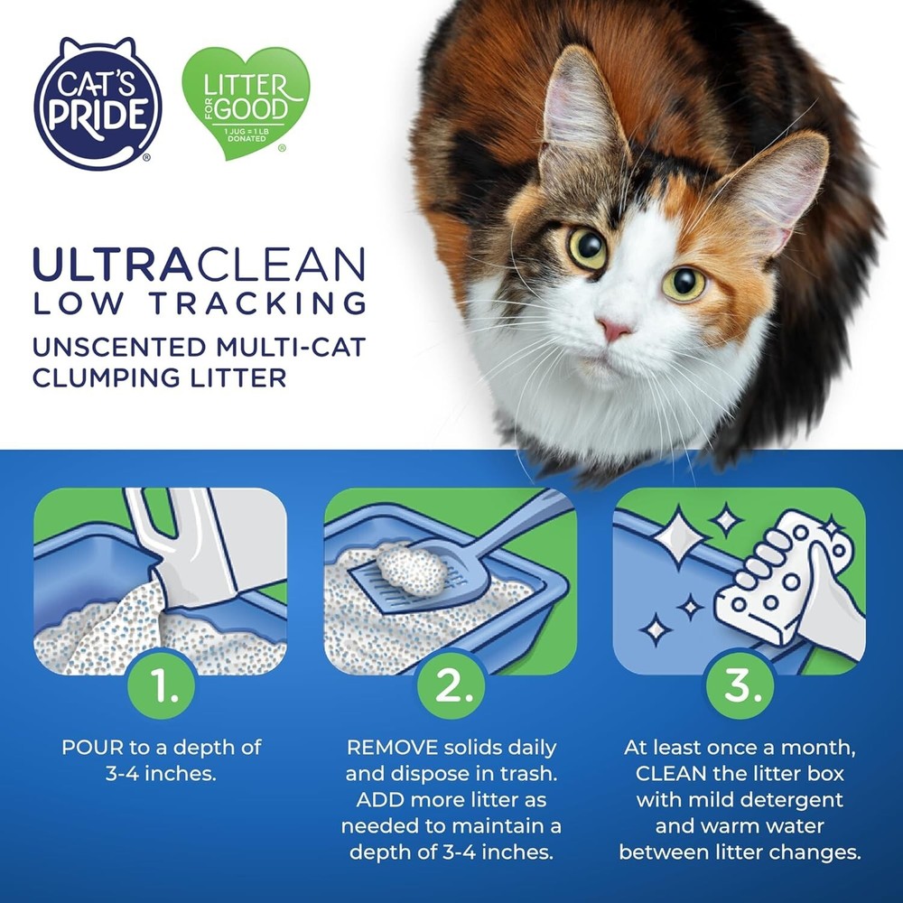 Cat's Pride Max Power: UltraClean Low Tracking Multi-Cat Clumping Litter