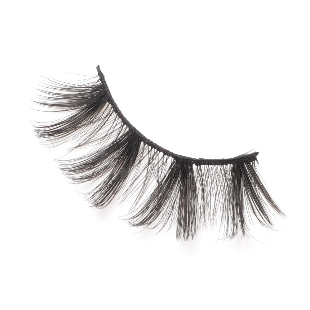 Soft 3D False Eyelashes for Makeup Black 3D-08 5 Pair