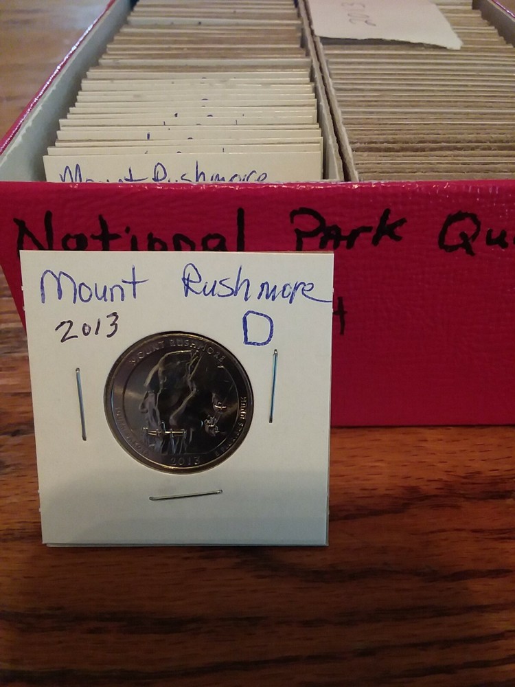 National Park Quarter Mount Rushmore 2013 Denver Mint Uncirculated