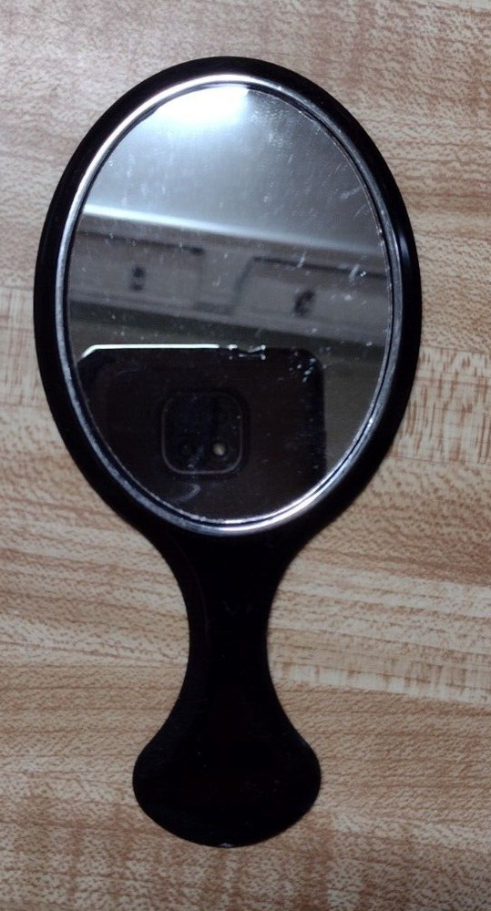 Mini Hand Held Vanity Mirror Plastic
