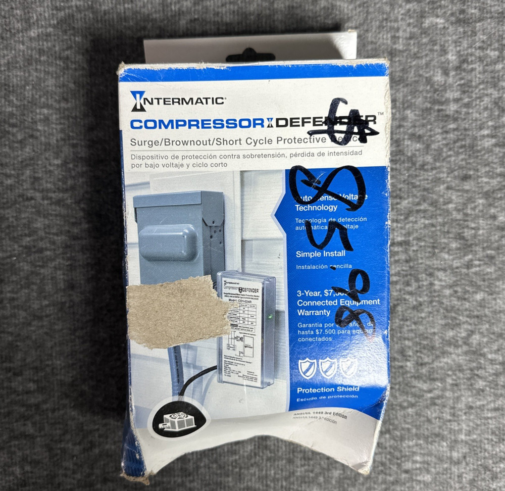 Intermatic Compressor Defender CD1-024R K Surge Protector NEW OPEN BOX