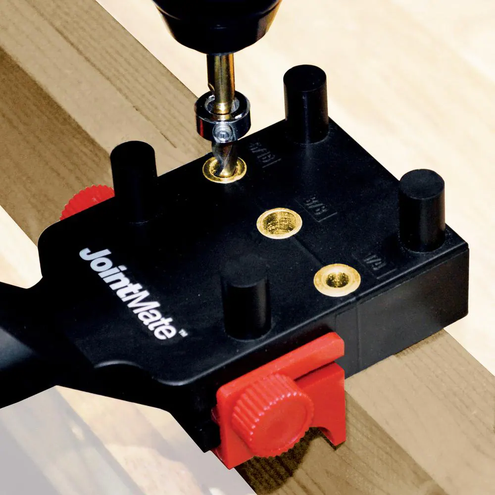 Joint Mate Self Centering Dowel Jig Corner, Edge and Surface Joints 1/4 In. 5/16