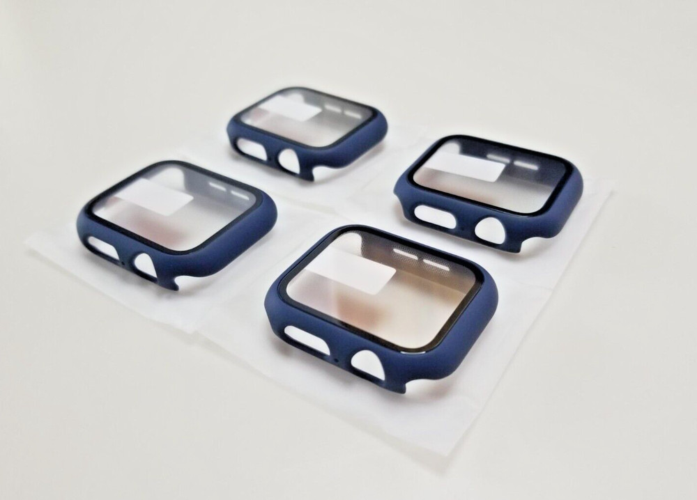 Jeluse Case for Apple Watch, 44mm, 4 Pack, Blue, Open Box-New.
