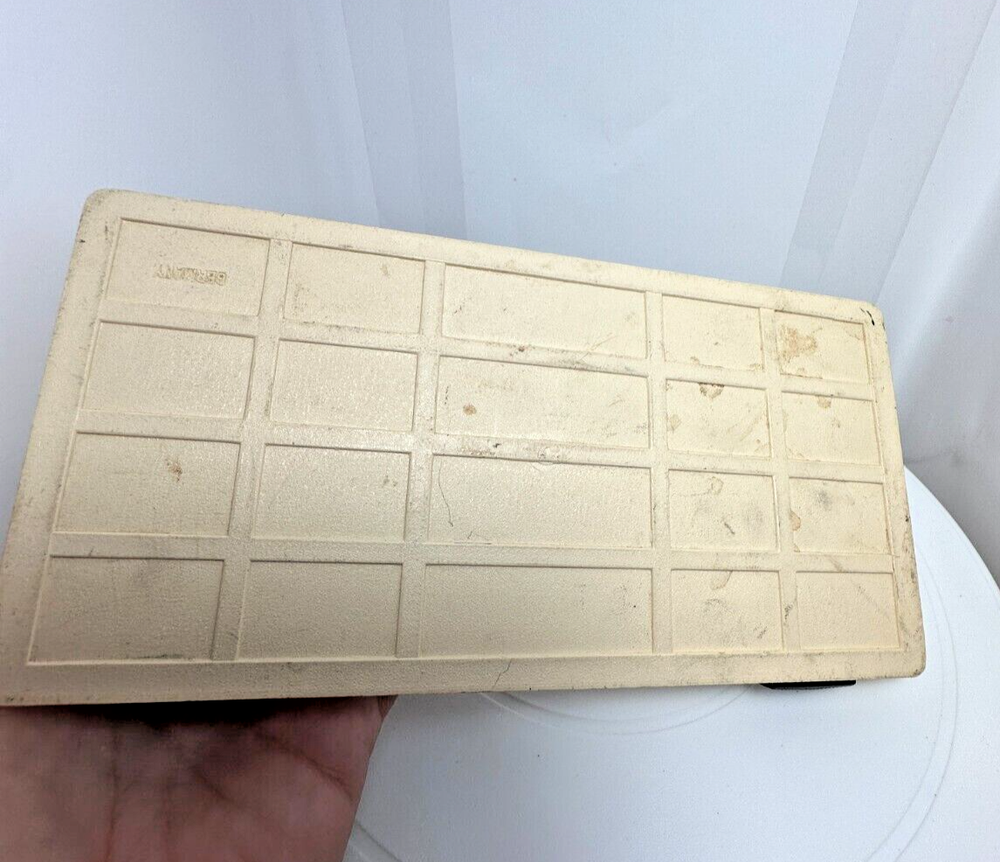 Vintage Keuffel & Esser K&E Drafting Tools Set with Hardshell Case Red Felt