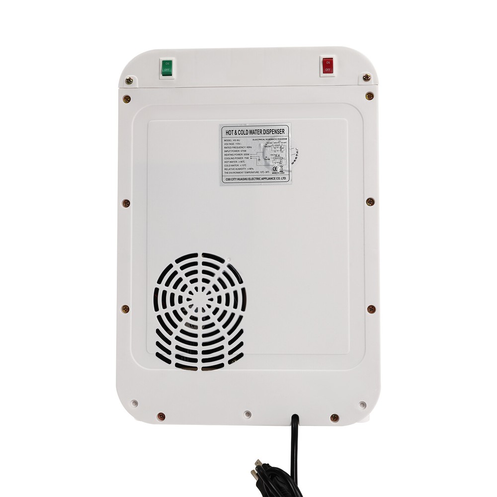 500ml Top Loading Hot Cold Water Dispenser Tabletop Countertop Drinking Machine