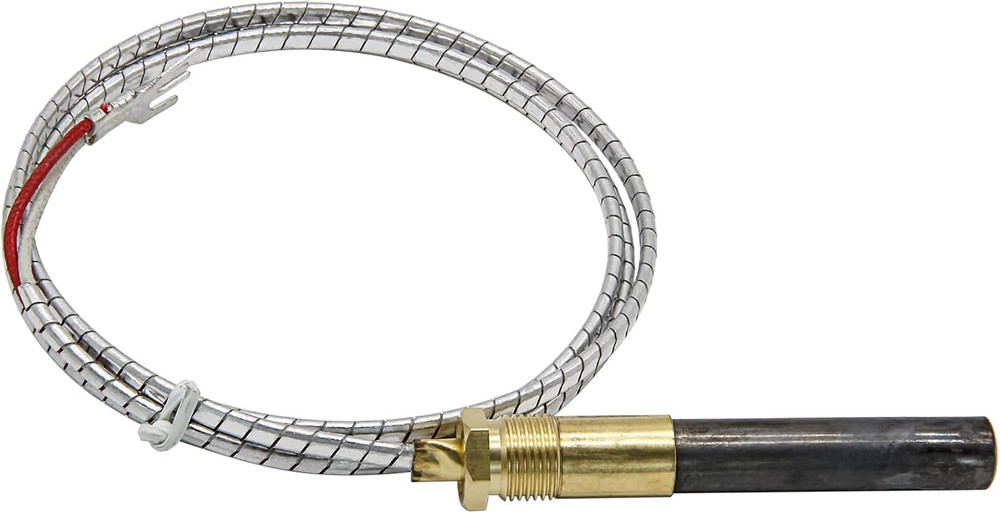 36" Thermopile Generator, 750mV Q313A for Gas Fireplaces & Water Heaters