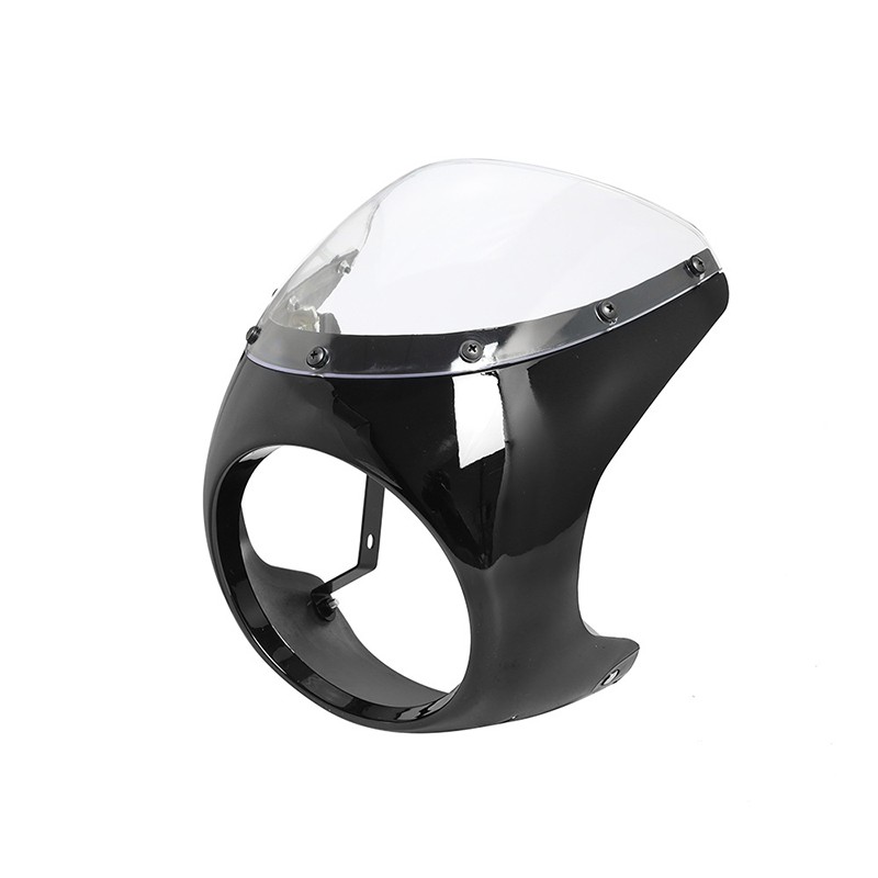 1PC Motorcycle Front Headlight Fairing Windshield Universal 7 inch Windscreen