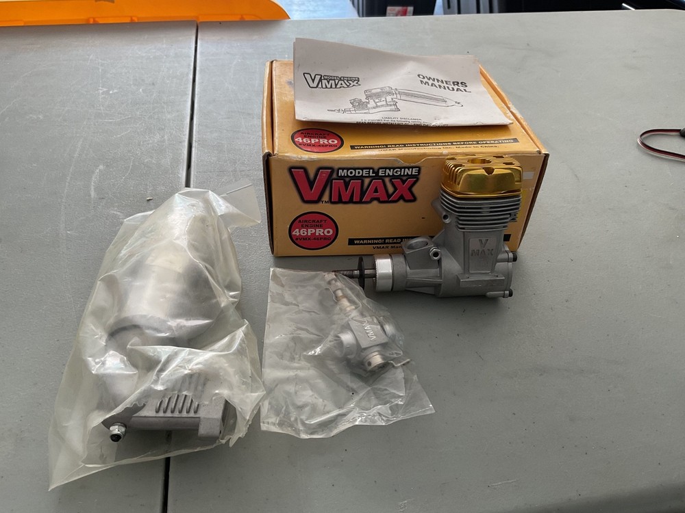 New VMax 46Pro Gold Head RC Airplane Engine