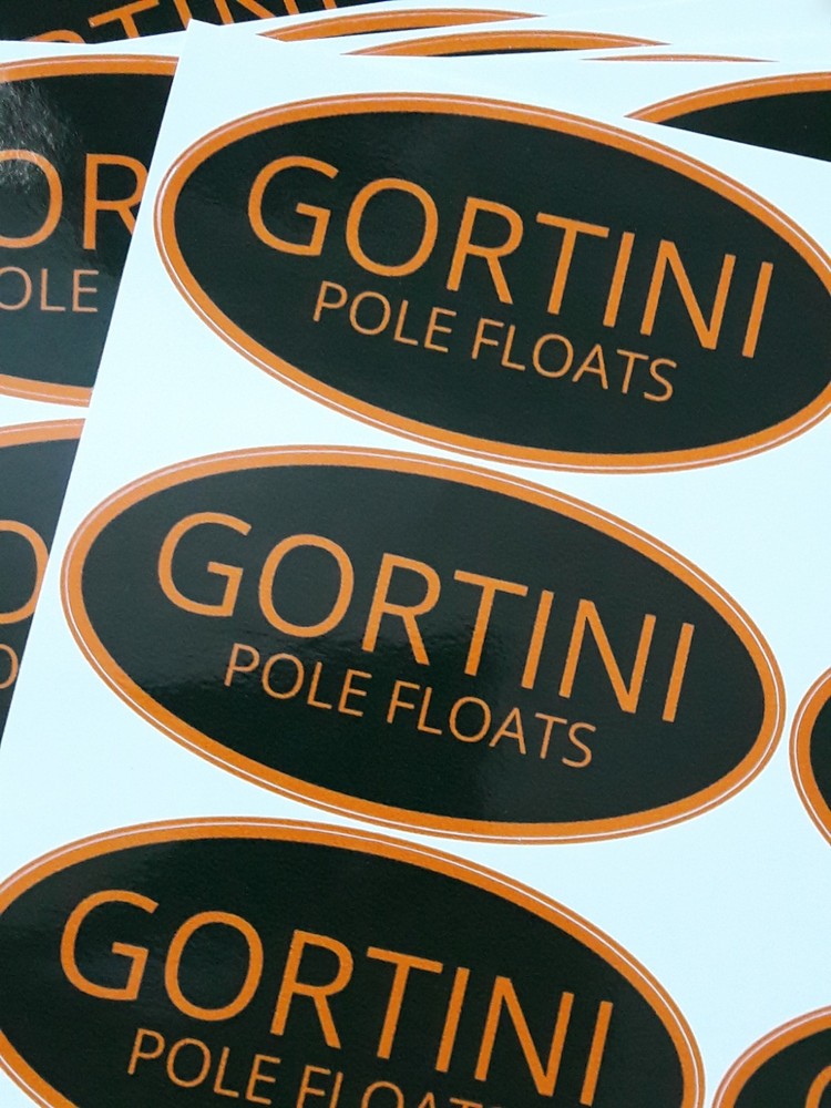 3 no. Handmade GORTINI No. 5 (0.5g) Carbon Chianti 'Solid core tip' pole float