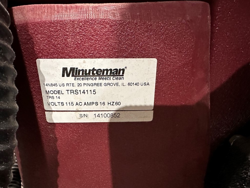 MINUTEMAN #TRS14115 FLOOR CLEANING SYSTEM