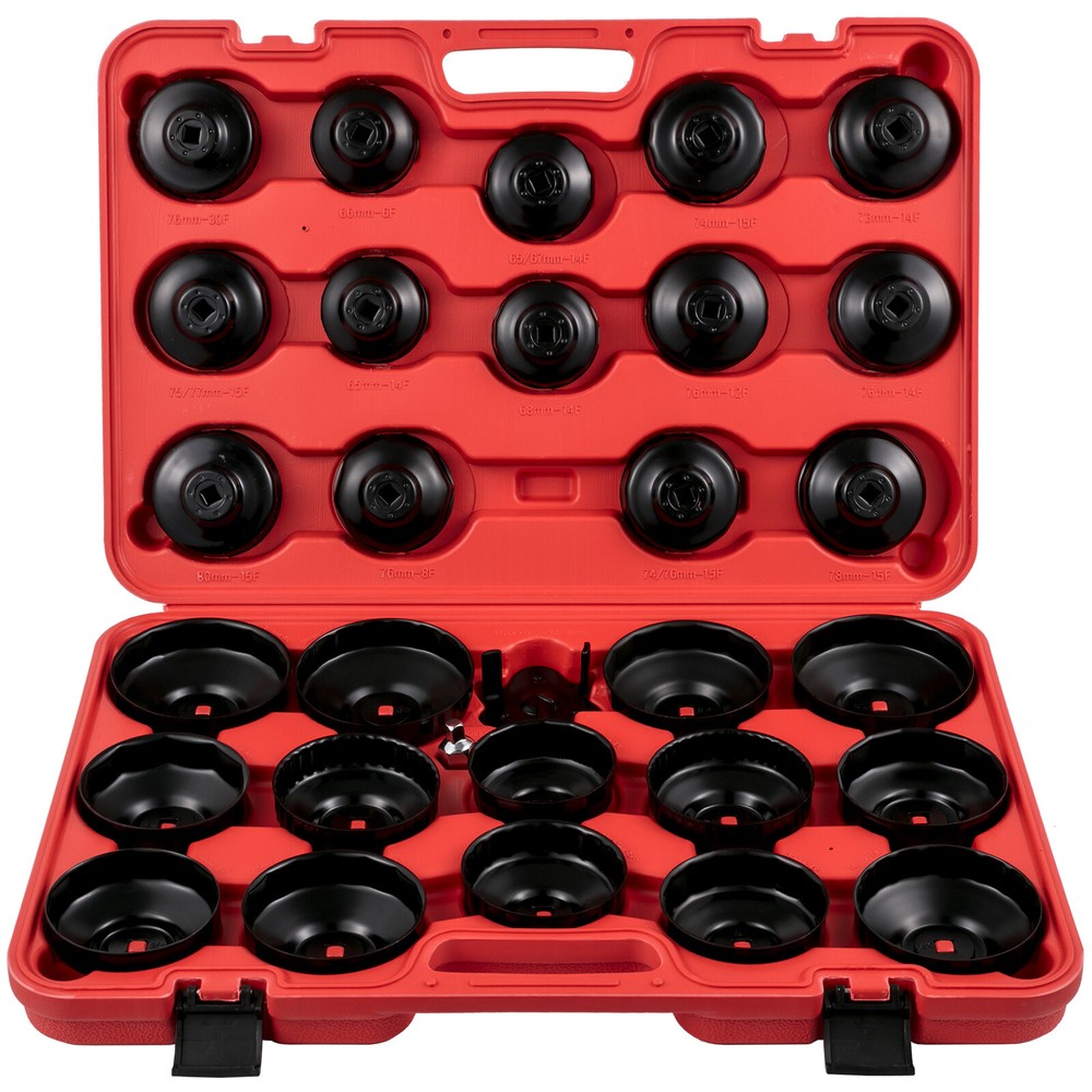 VEVOR Oil Filter Socket Set Cup Socket Tool Set 30 PCS Oil Filter Cap Wrench