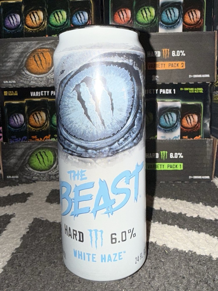 The Beast 7 Empty Cans 24 oz. 710 ml. Monster Energy