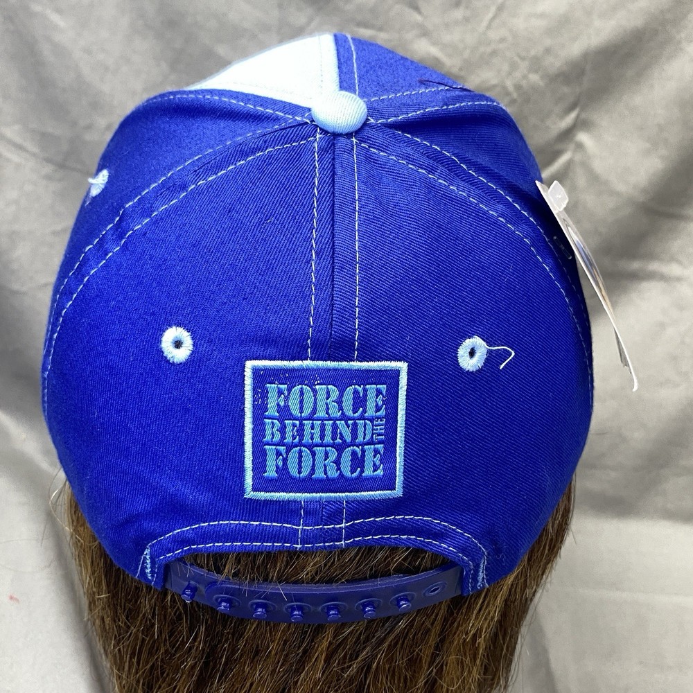 Youth Size Air Force Baseball Cap Hat Adjustable Snapback Two-tone Blue