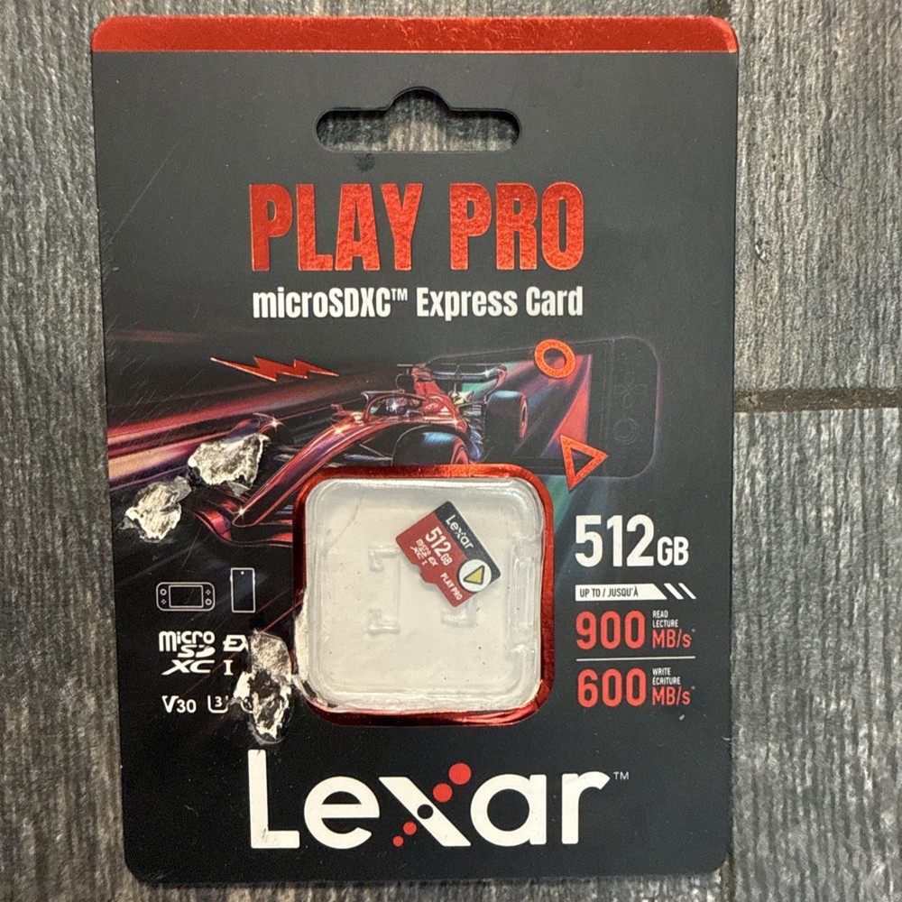 Lexar 512GB Play Pro MicroSDXC Express Card