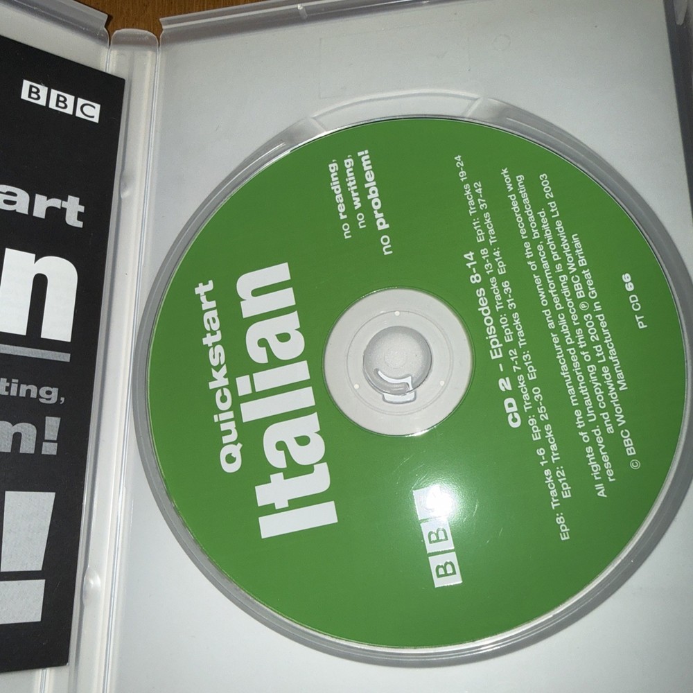 Quickstart Italian CD