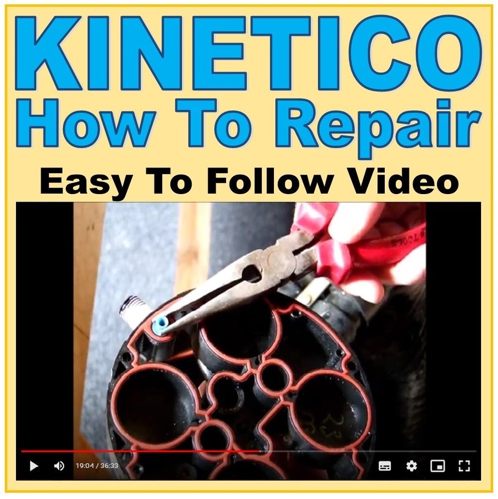 Kinetico Water Softener Rebuild Kit & Extra - Includes Actuator + Seal