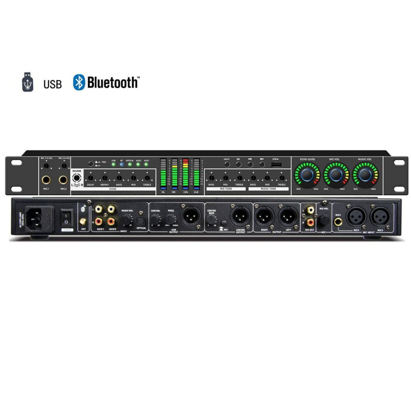Professional Karaoke Processor Audio Processor Pre-Effects KTV Digital Audio USA
