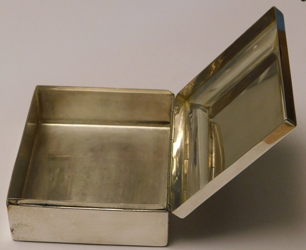 Cartier Art Deco Sterling Silver Box 152g