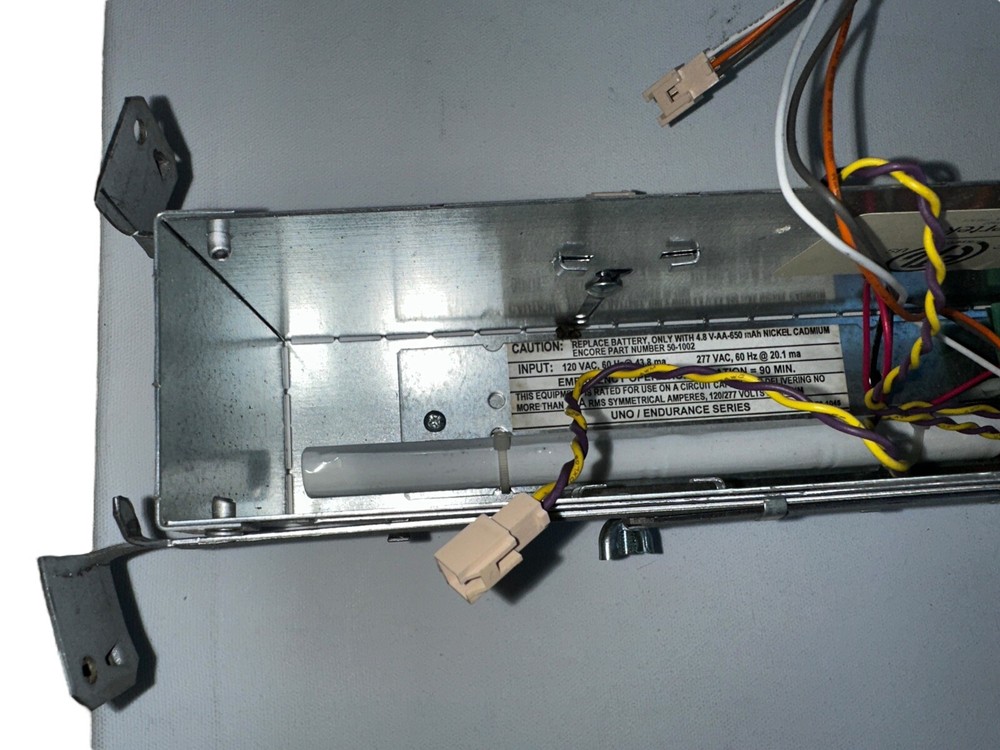 Encore Lighting HE Edge Lite LED Exit Sign Housing Only Battery Backup Frame