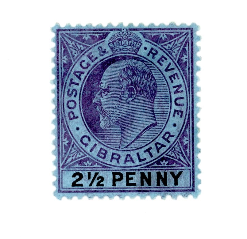 GIBRALTAR---Individual  Stamp Scott #54