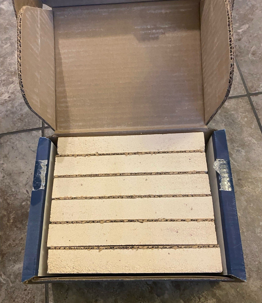 Rutland Soap Split Fire Bricks, Soap-Sized Firebricks for Fireplace, Ivory, 12