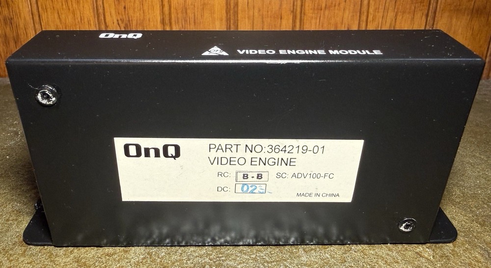 OnQ Video Engine Part # 364219-01