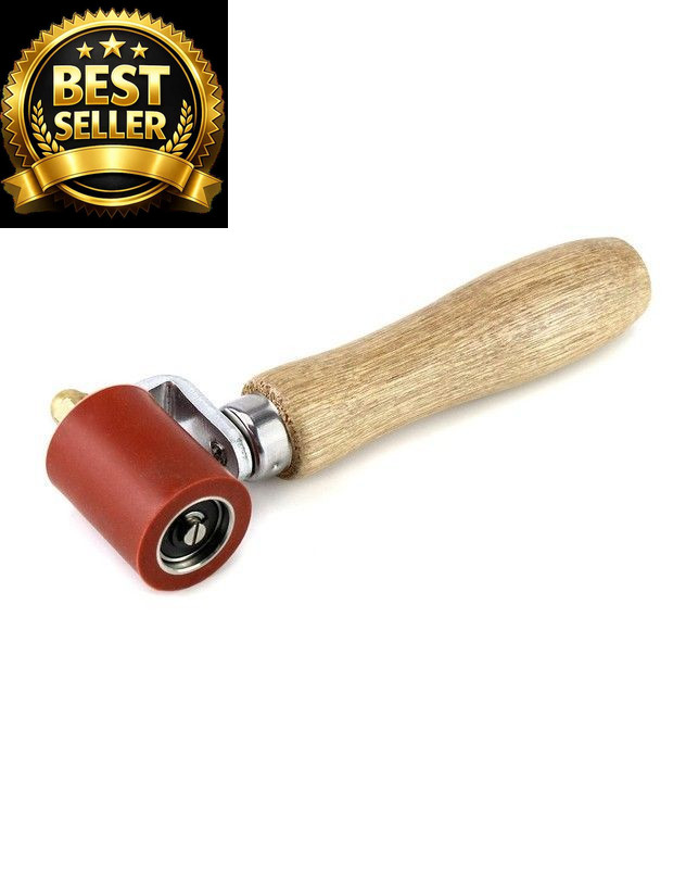 QWORK® Silicone Seam Roller, High Temperature Resistant Silicon Hand red