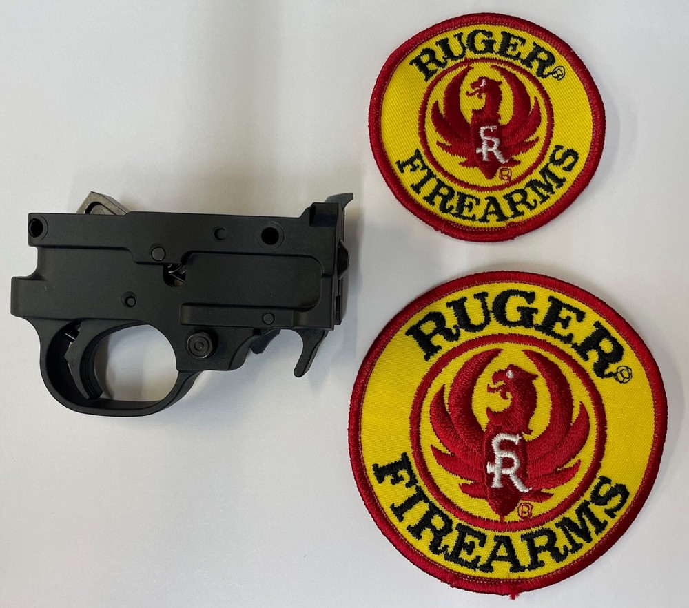 RUGER® 10/22® & Charger® COMPLETE TRIGGER GROUP B2C W/ 3" & 4" Ruger® Patch