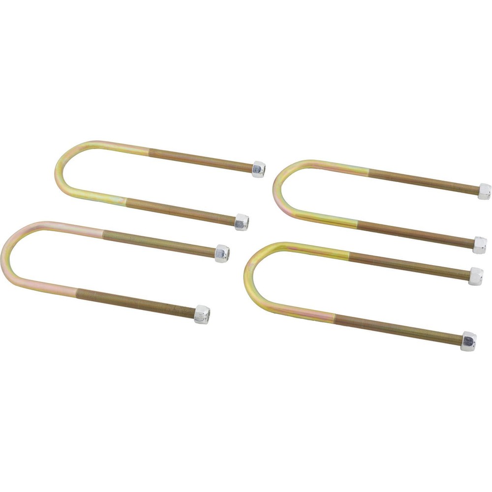 Universal Leaf Spring Lowering Block Kit 1" Drop with U-Bolts & Hardware