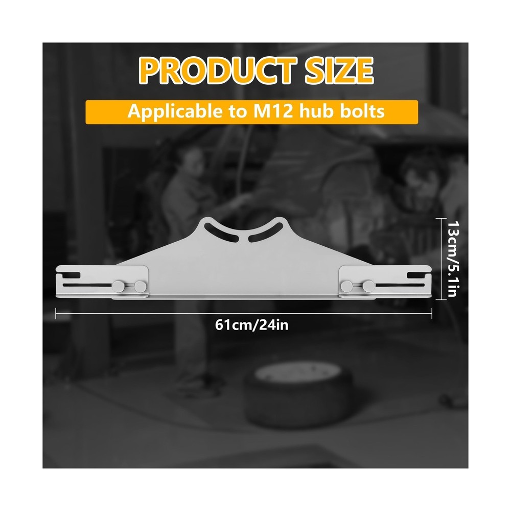 Toe Alignment Tool with 2 Tape Measures & Digital Angle Finder